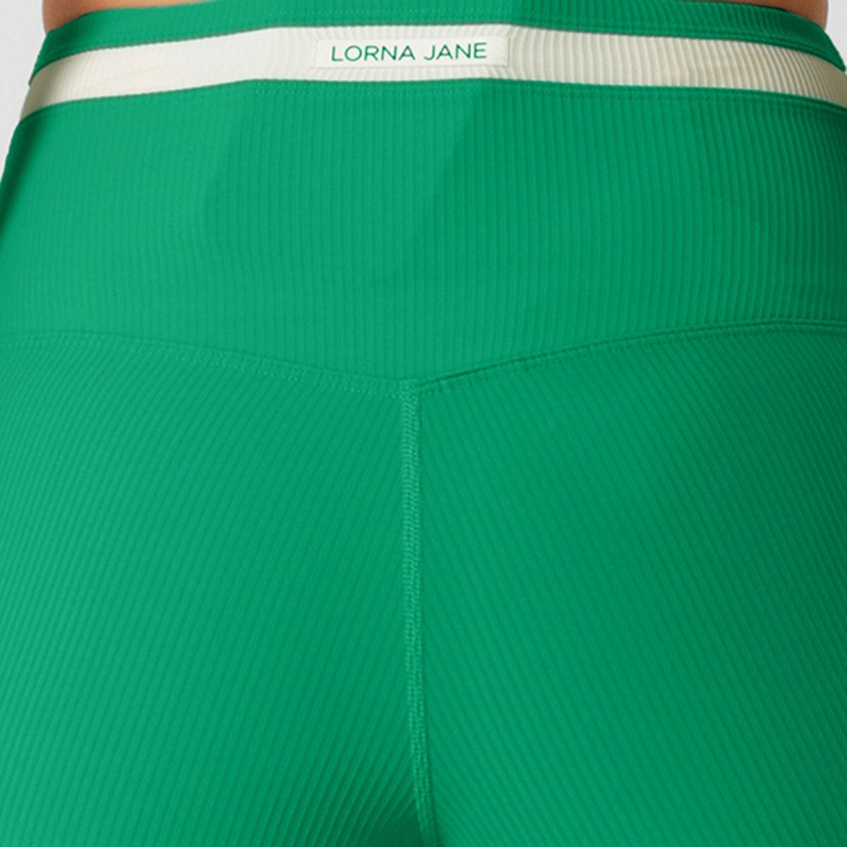 Lorna Jane Womens Retro Swim 9cm Bike Shorts - Green slider