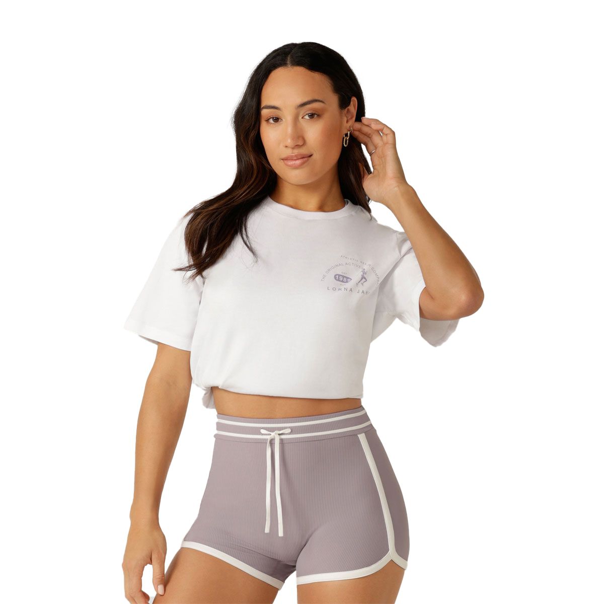 Lorna Jane Womens Run Club Tee - White slider