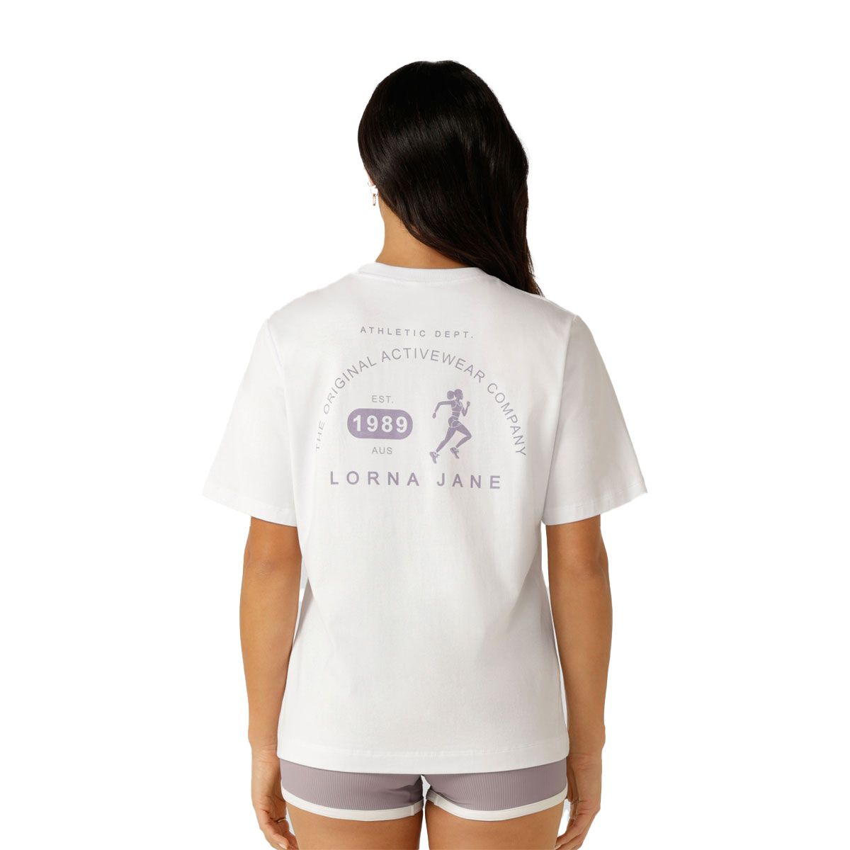 Lorna Jane Womens Run Club Tee - White slider