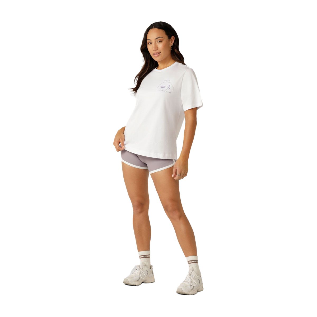 Lorna Jane Womens Run Club Tee - White slider