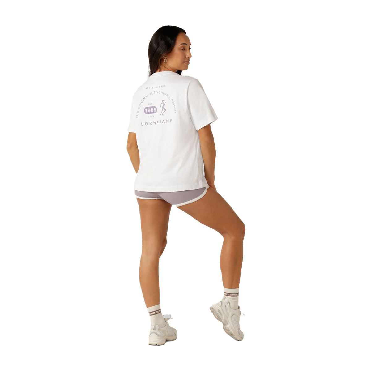 Lorna Jane Womens Run Club Tee - White slider