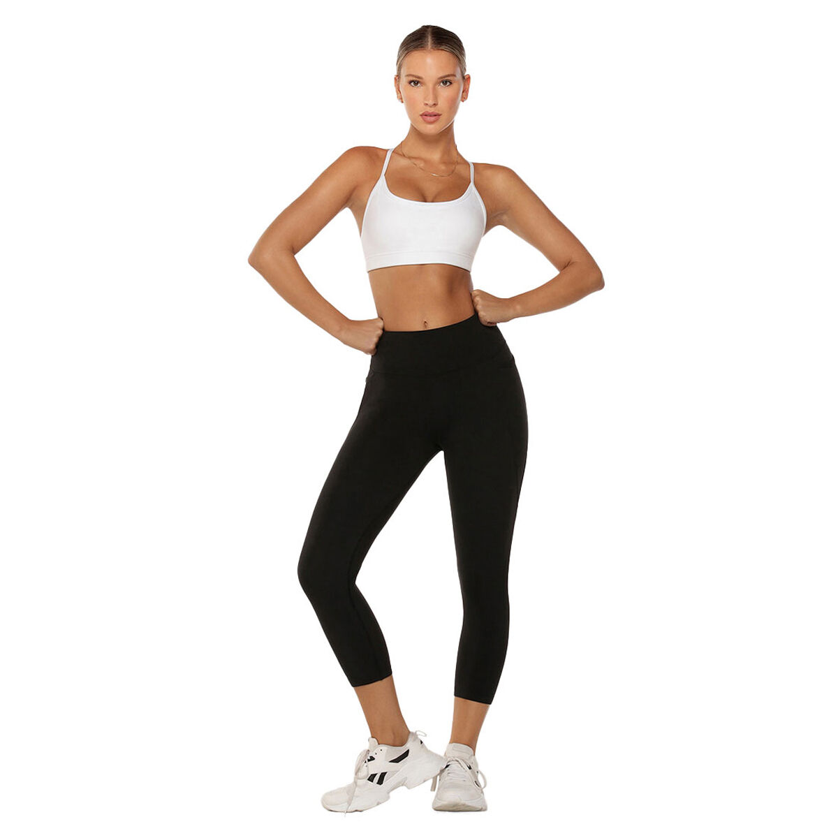 Lorna Jane Womens Sammy Sports Bra - White slider