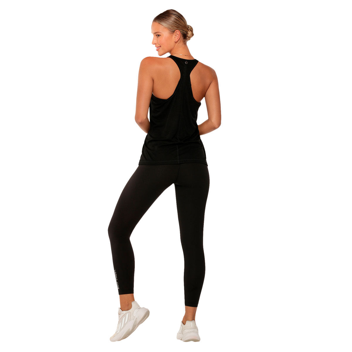 Lorna Jane Womens Slouchy Gym Tank - Black slider