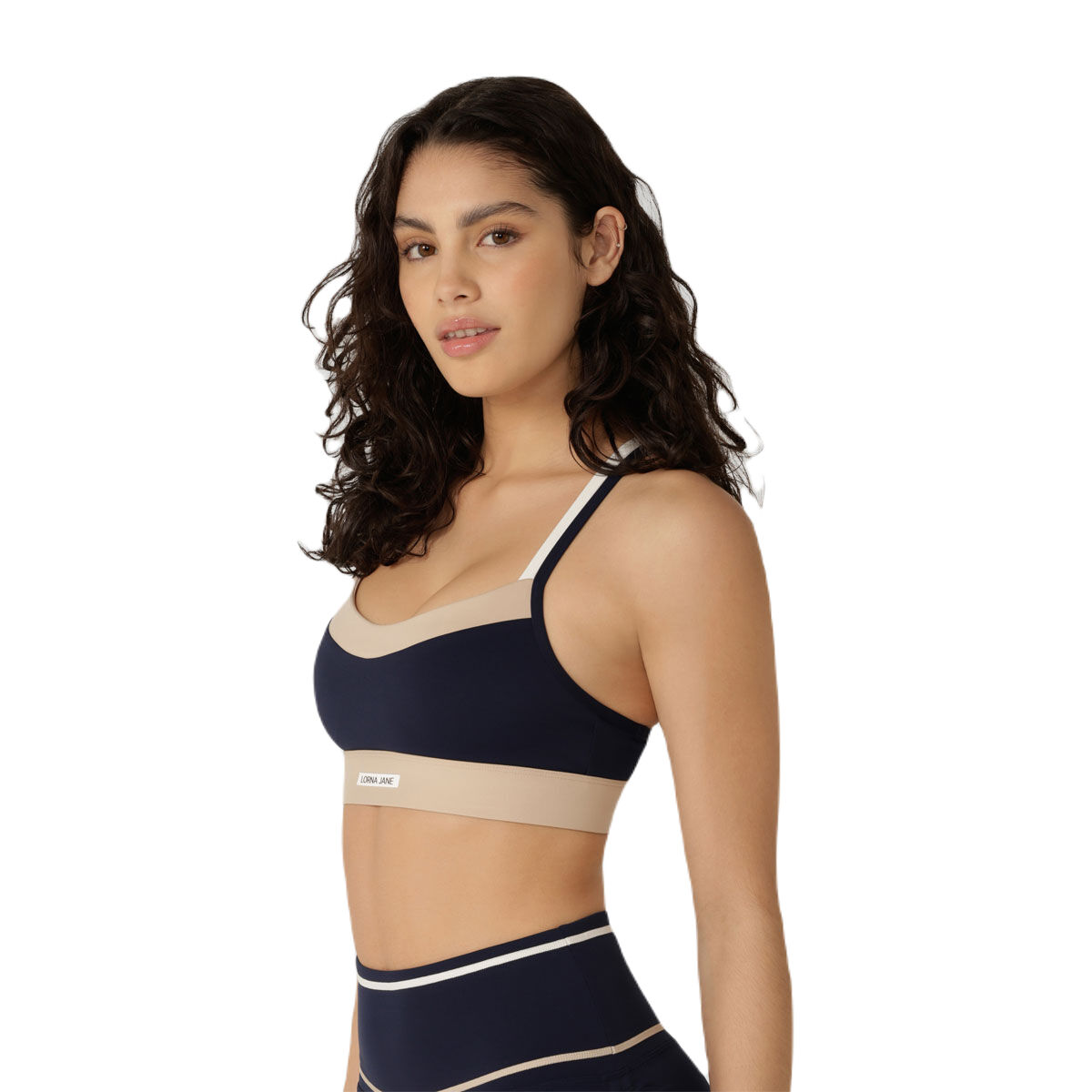 Lorna Jane Womens Sunrise Circuit Sports Bra - Navy slider