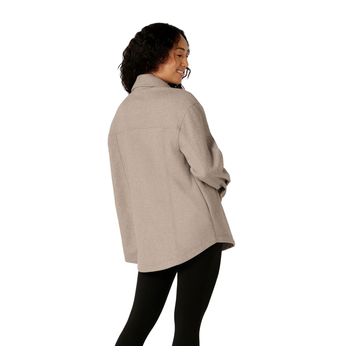 Lorna Jane Womens Sunrise Shacket - Bone slider