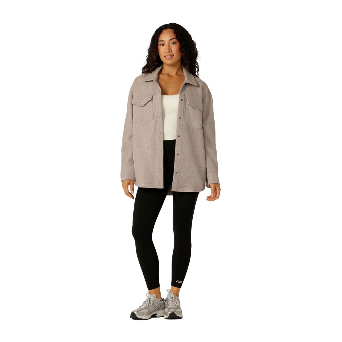 Lorna Jane Womens Sunrise Shacket - Bone slider