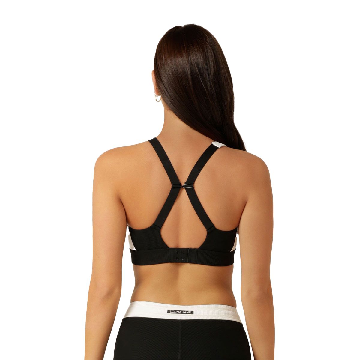 Lorna Jane Womens Sweat To Surf Sports Bra - Black slider