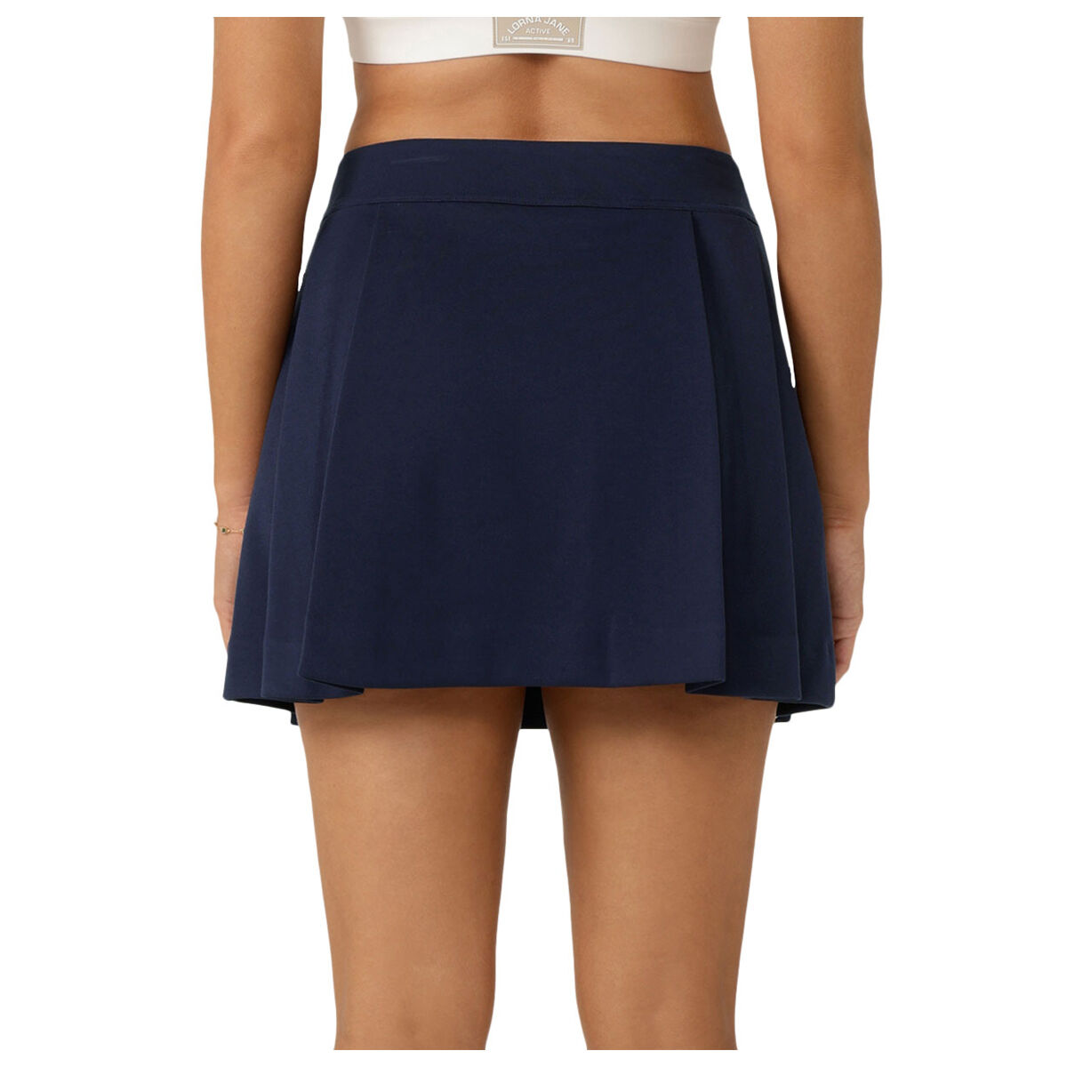 Lorna Jane Womens Tiebreaker Sports Skirt - Navy slider