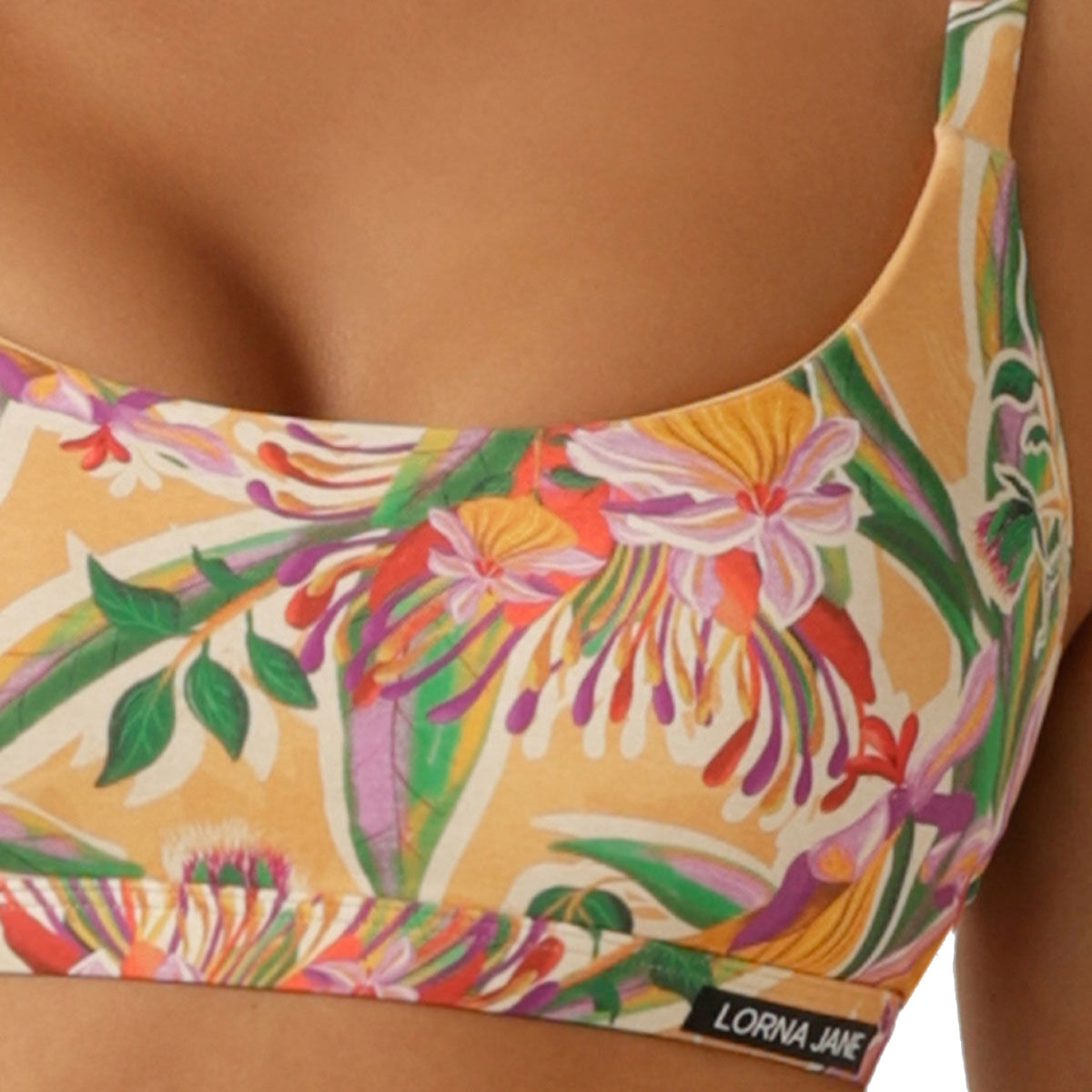 Lorna Jane Womens Tropicana Sports Bra - Multi slider