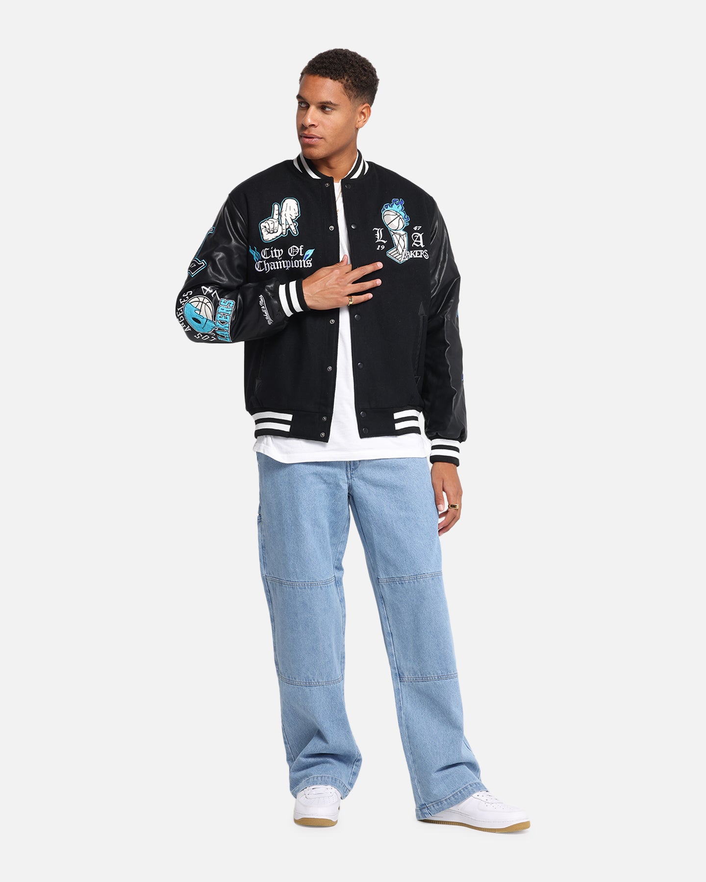 Los Angeles Lakers City Of Champions Varsity Jacket slider