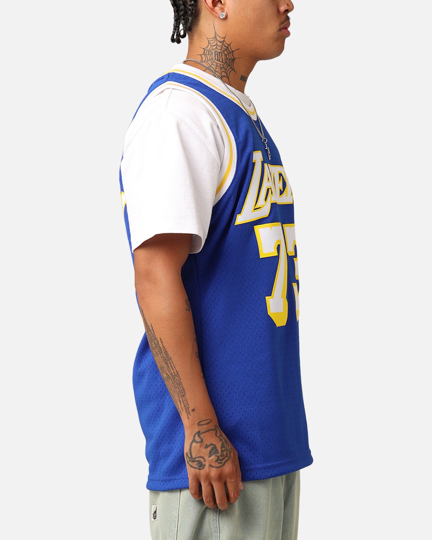 Los Angeles Lakers Dennis Rodman '98-99 College Twist Swing Jersey slider