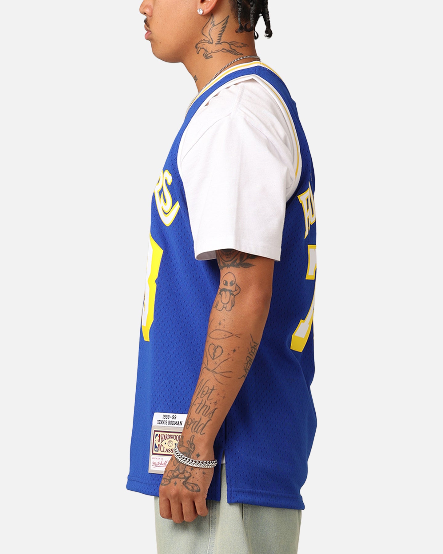 Los Angeles Lakers Dennis Rodman '98-99 College Twist Swing Jersey slider