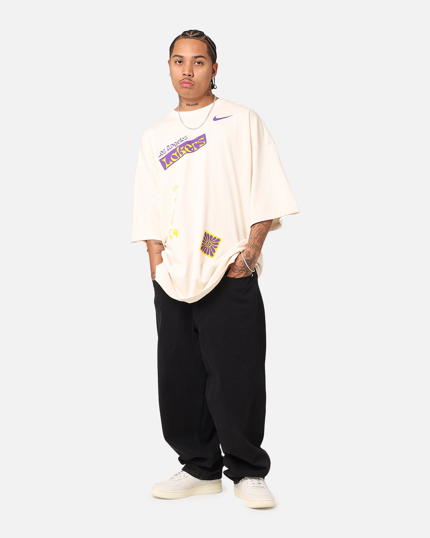 Los Angeles Lakers NBA Courtside Oversized T-Shirt slider