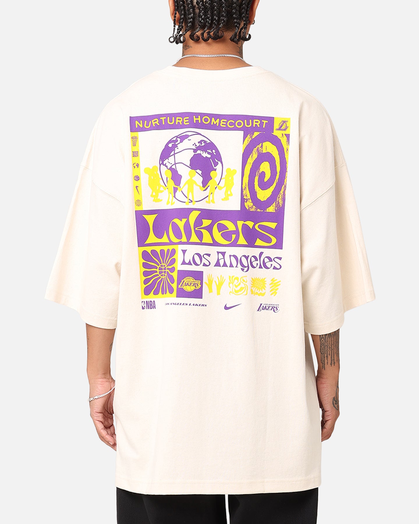 Los Angeles Lakers NBA Courtside Oversized T-Shirt slider