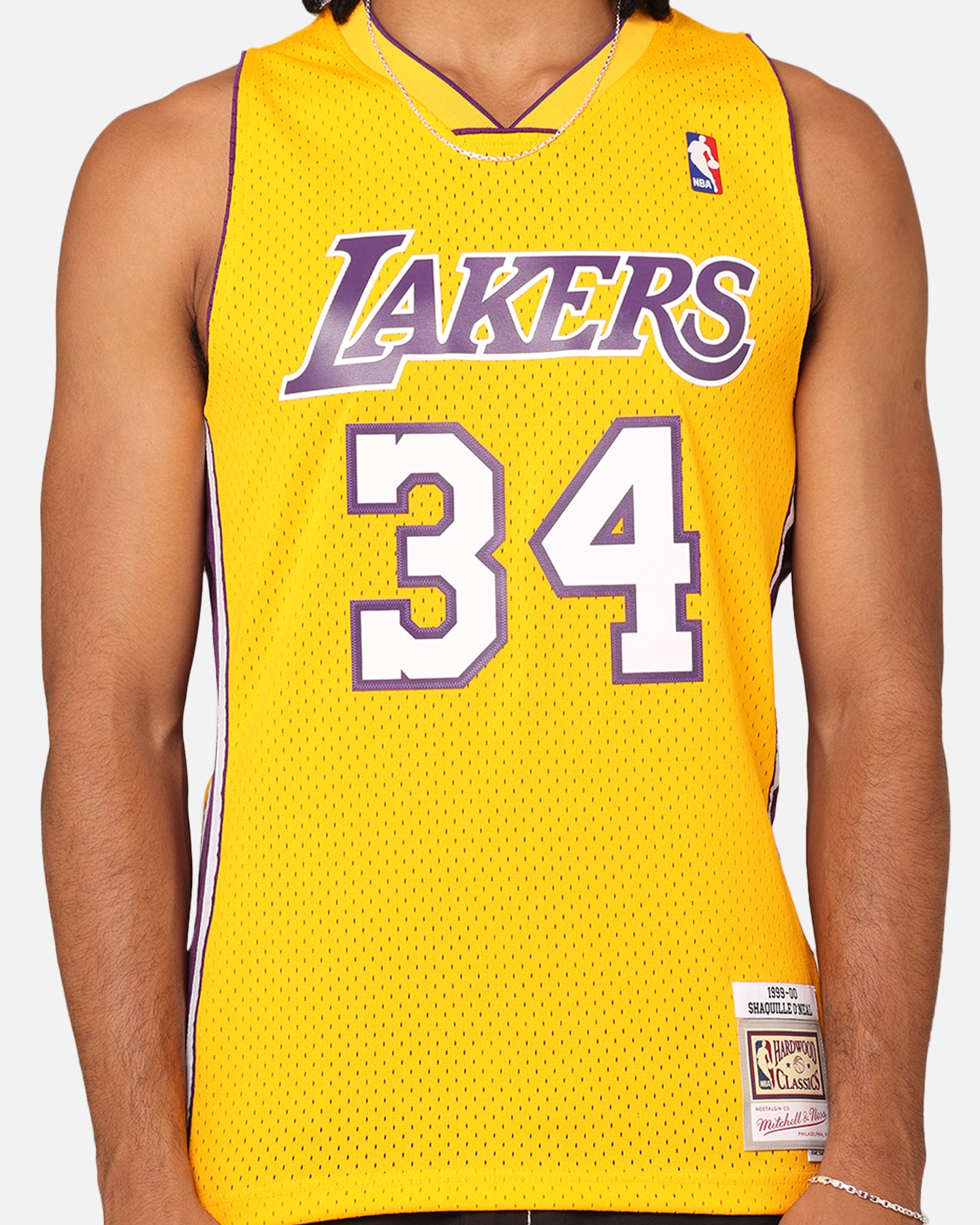 Los Angeles Lakers Shaquille O'Neal '99-00 Home Swing Jersey slider