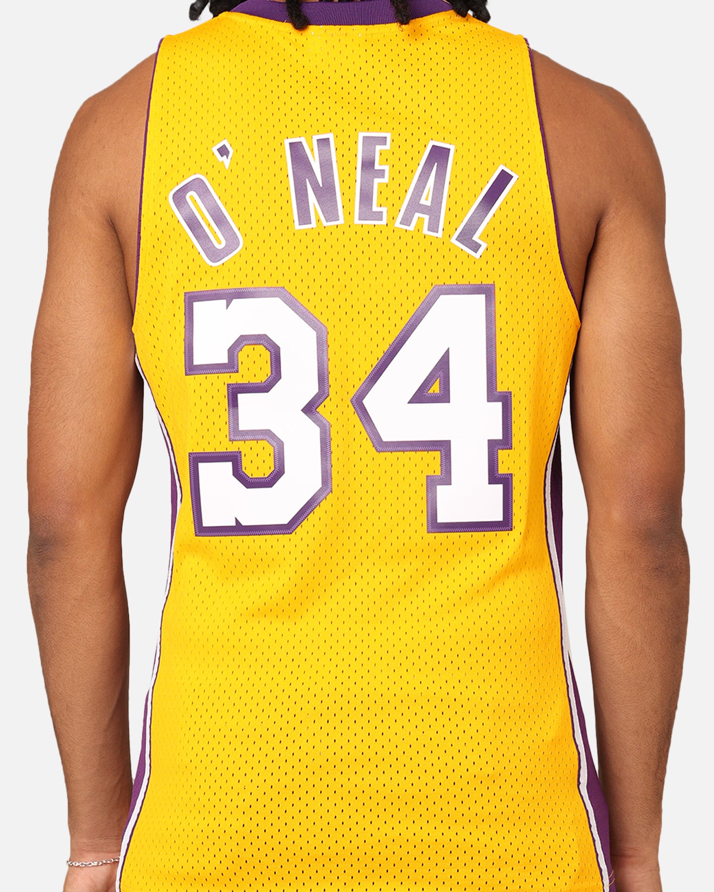 Los Angeles Lakers Shaquille O'Neal '99-00 Home Swing Jersey slider