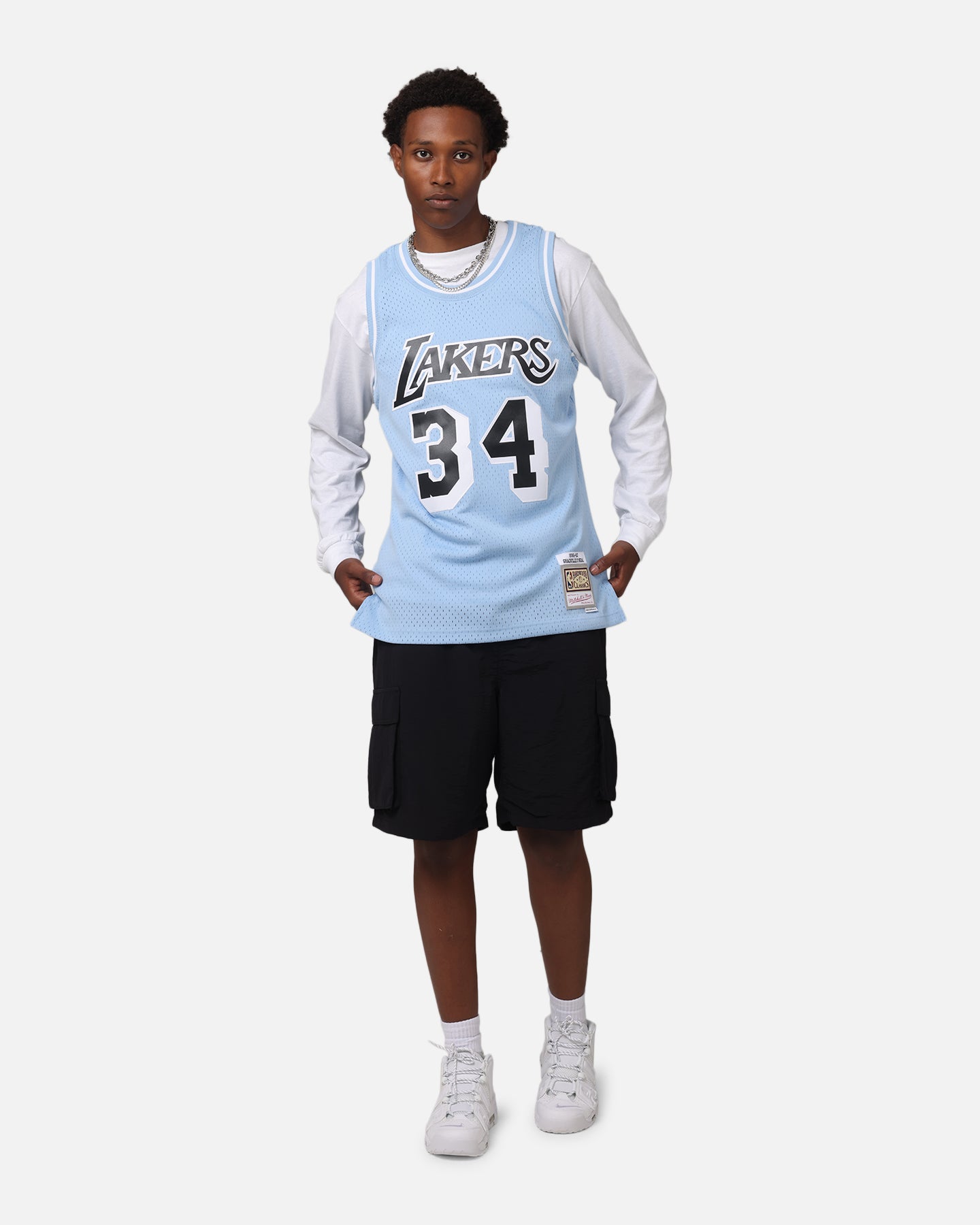 Los Angeles Lakers Shaquille O'Neal 'Vapor Blue' Jersey slider