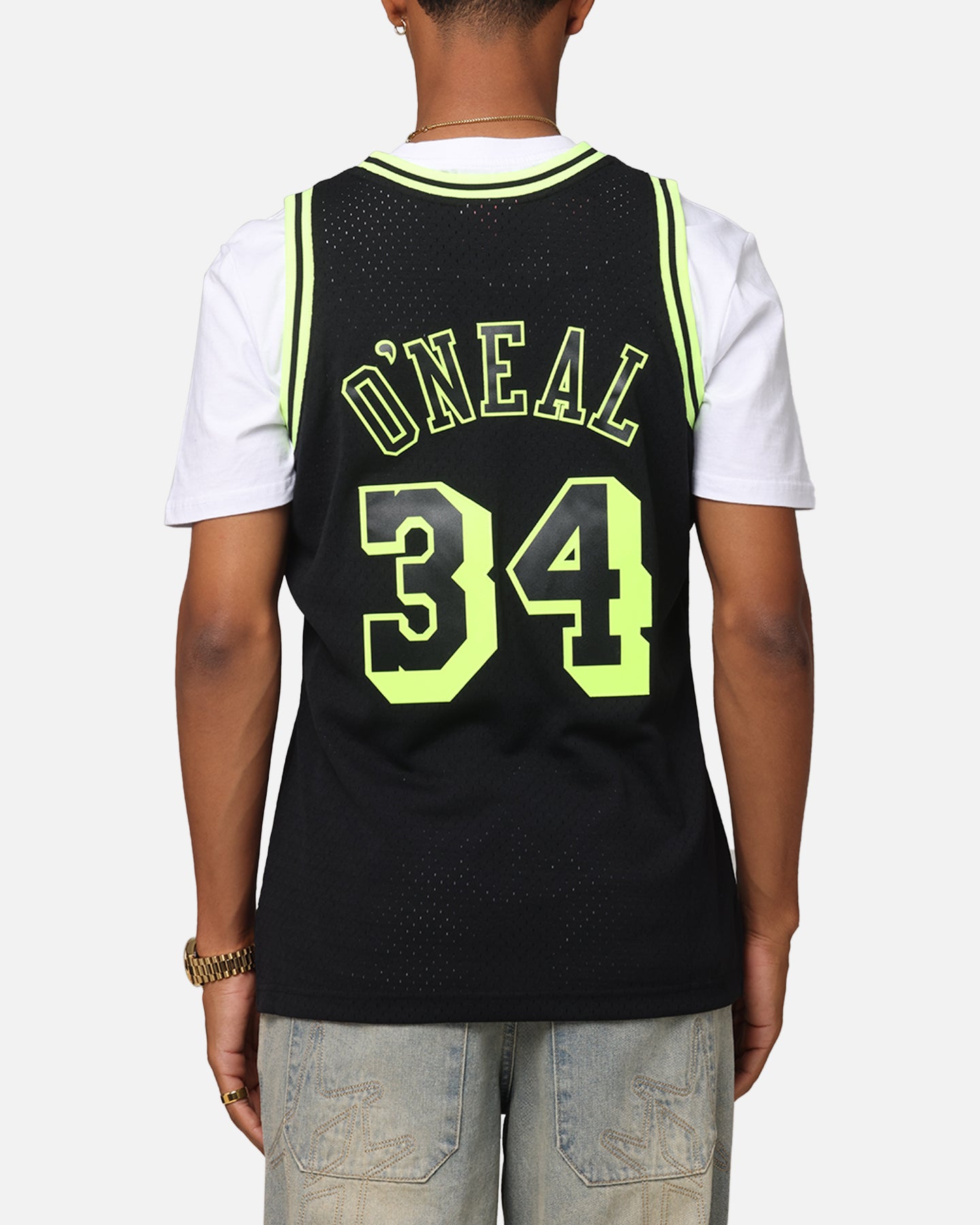 Los Angeles Lakers Shaquille O'Neal 'Volt' 1996 Swing Jersey slider