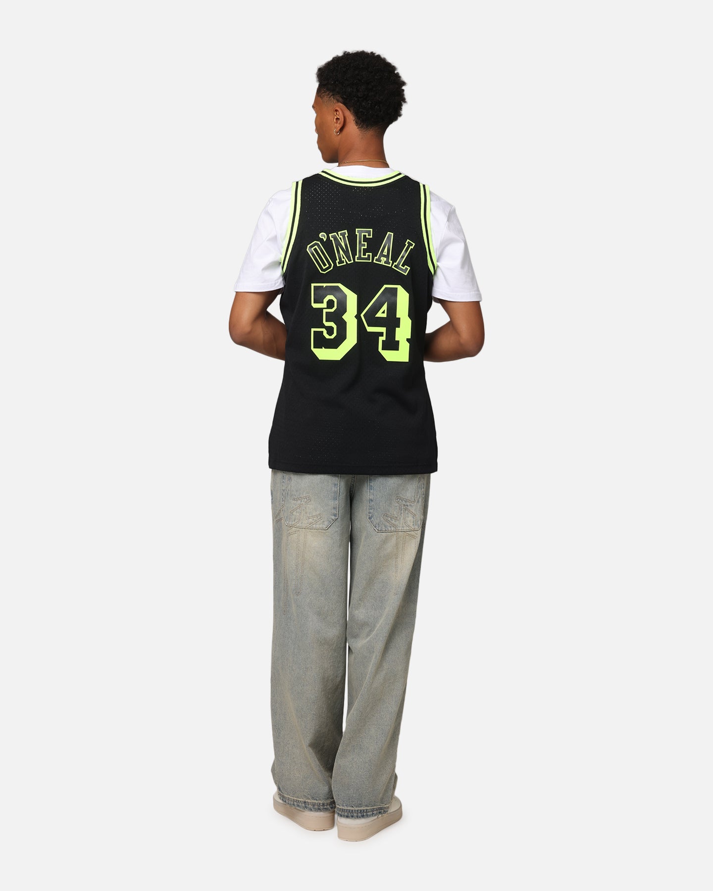 Los Angeles Lakers Shaquille O'Neal 'Volt' 1996 Swing Jersey slider