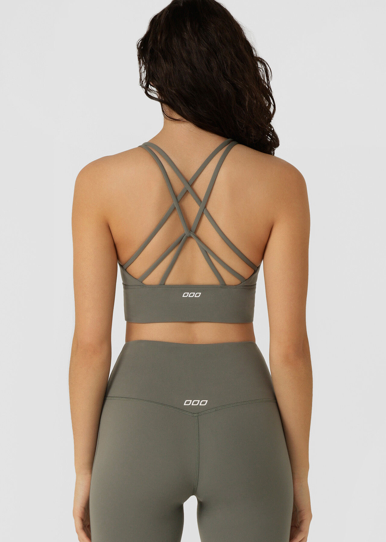 Lotus Longline Sports Bra - Agave Green slider