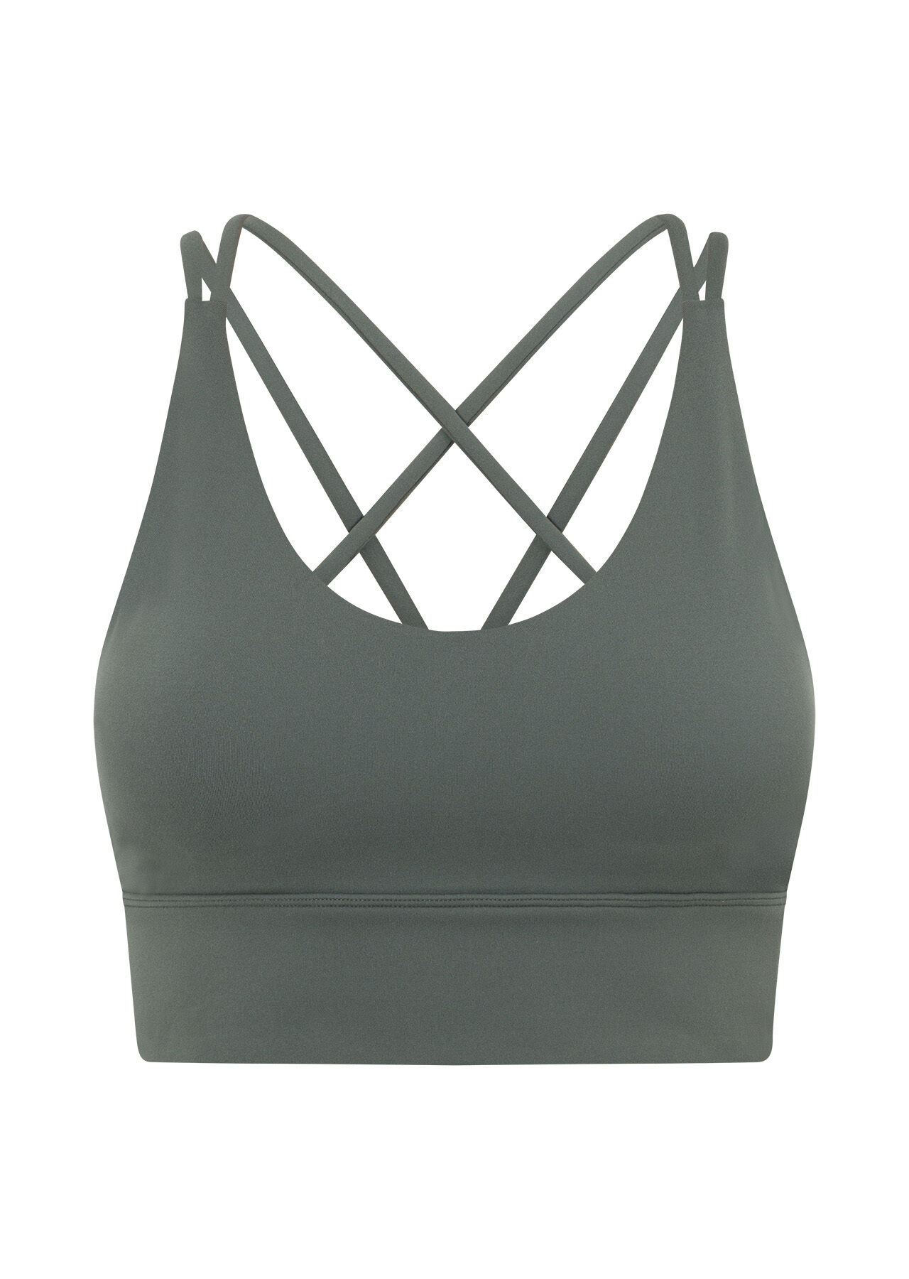 Lotus Longline Sports Bra - Agave Green slider