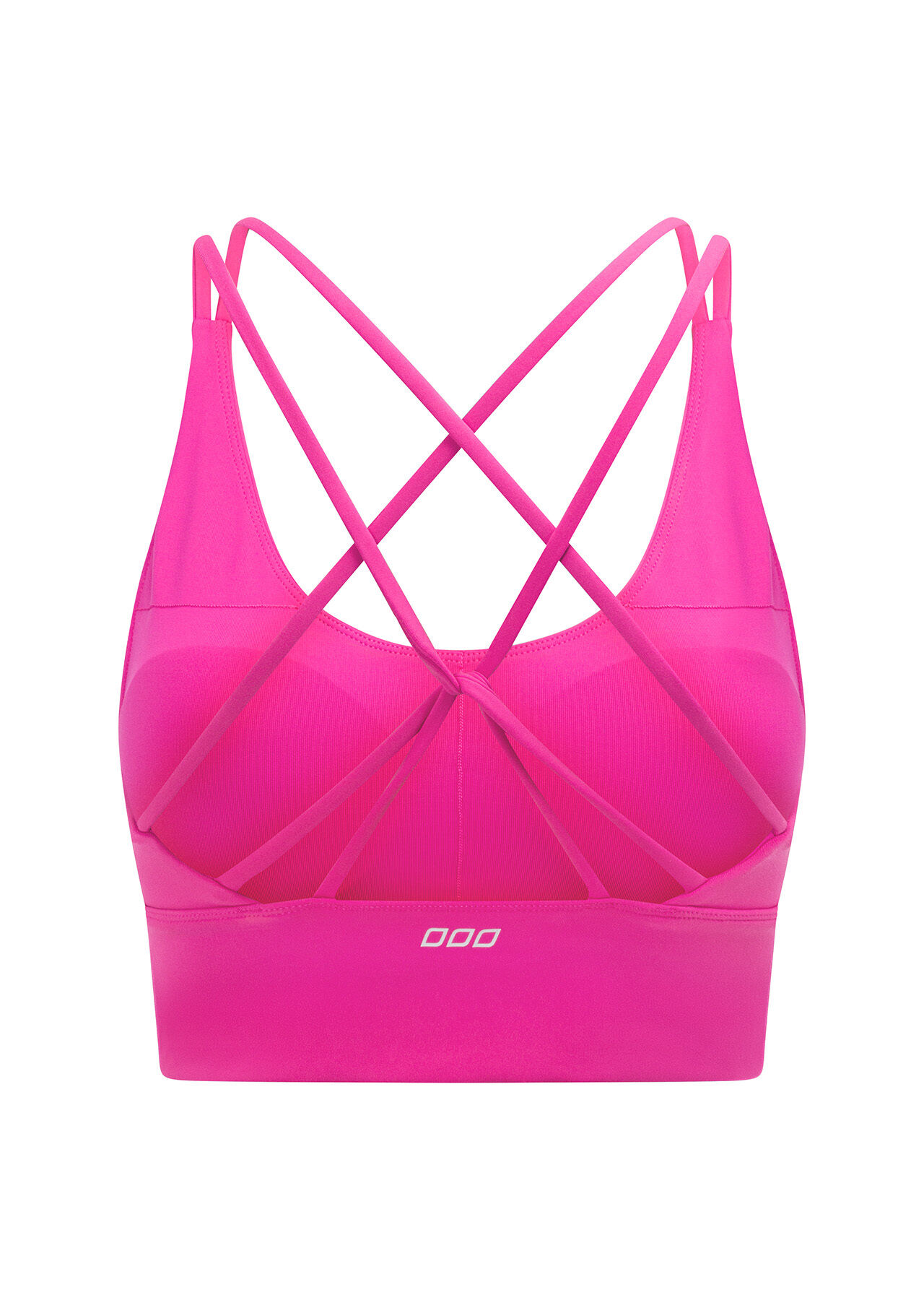 Lotus Longline Sports Bra - Bright Pink slider