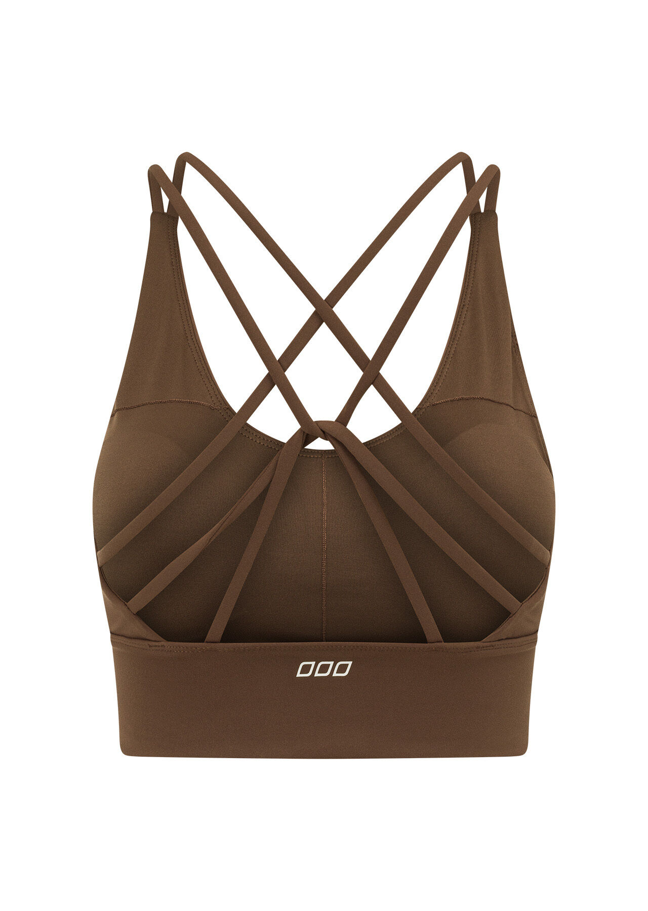 Lotus Longline Sports Bra - Chocolate slider