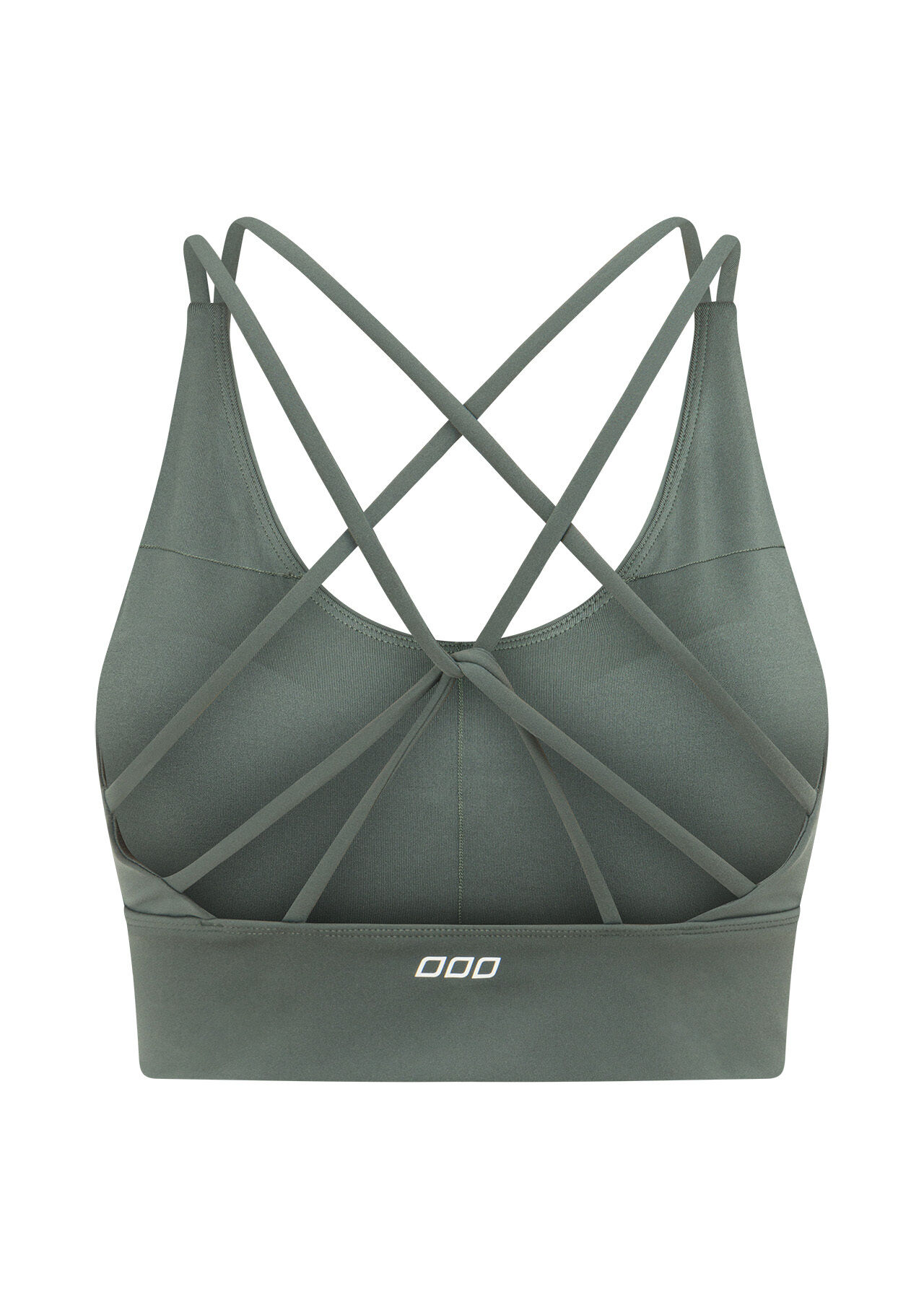 Lotus Longline Sports Bra - Dark Matcha slider