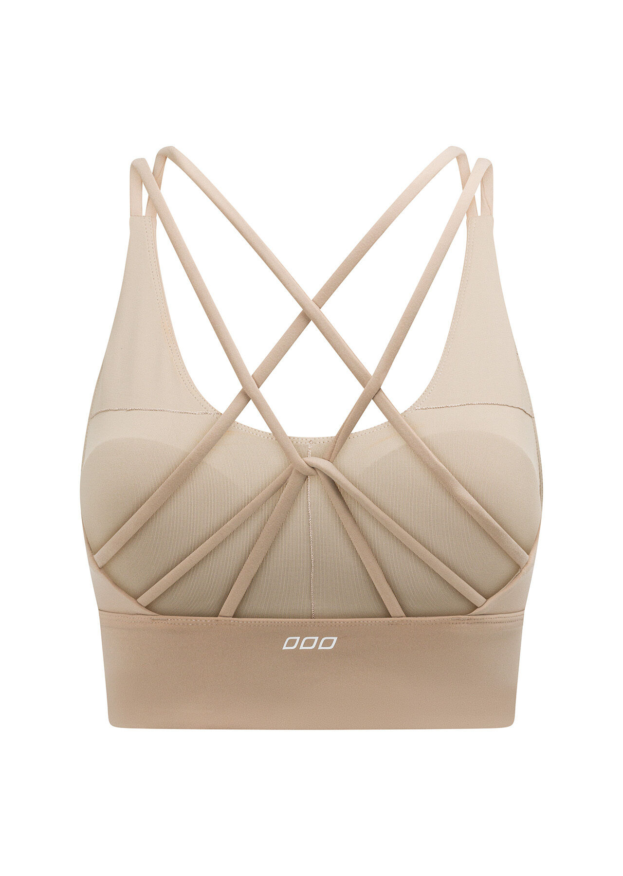 Lotus Longline Sports Bra - Dark Off White slider