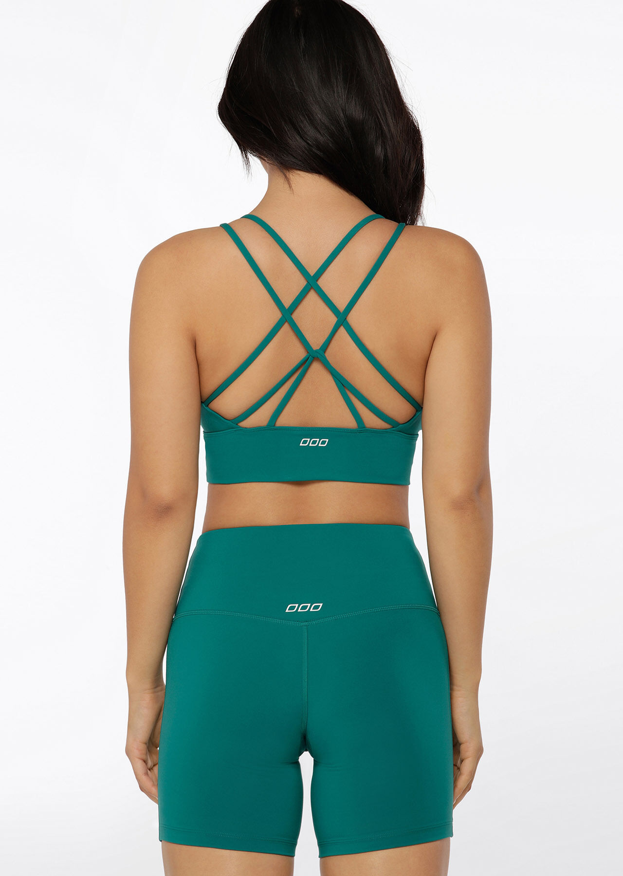 Lotus Longline Sports Bra - Dark Teal slider