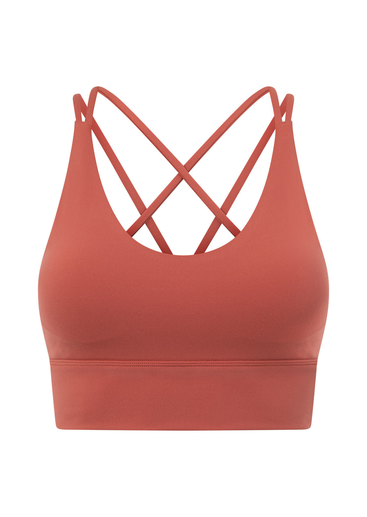 Lotus Longline Sports Bra - Earth slider