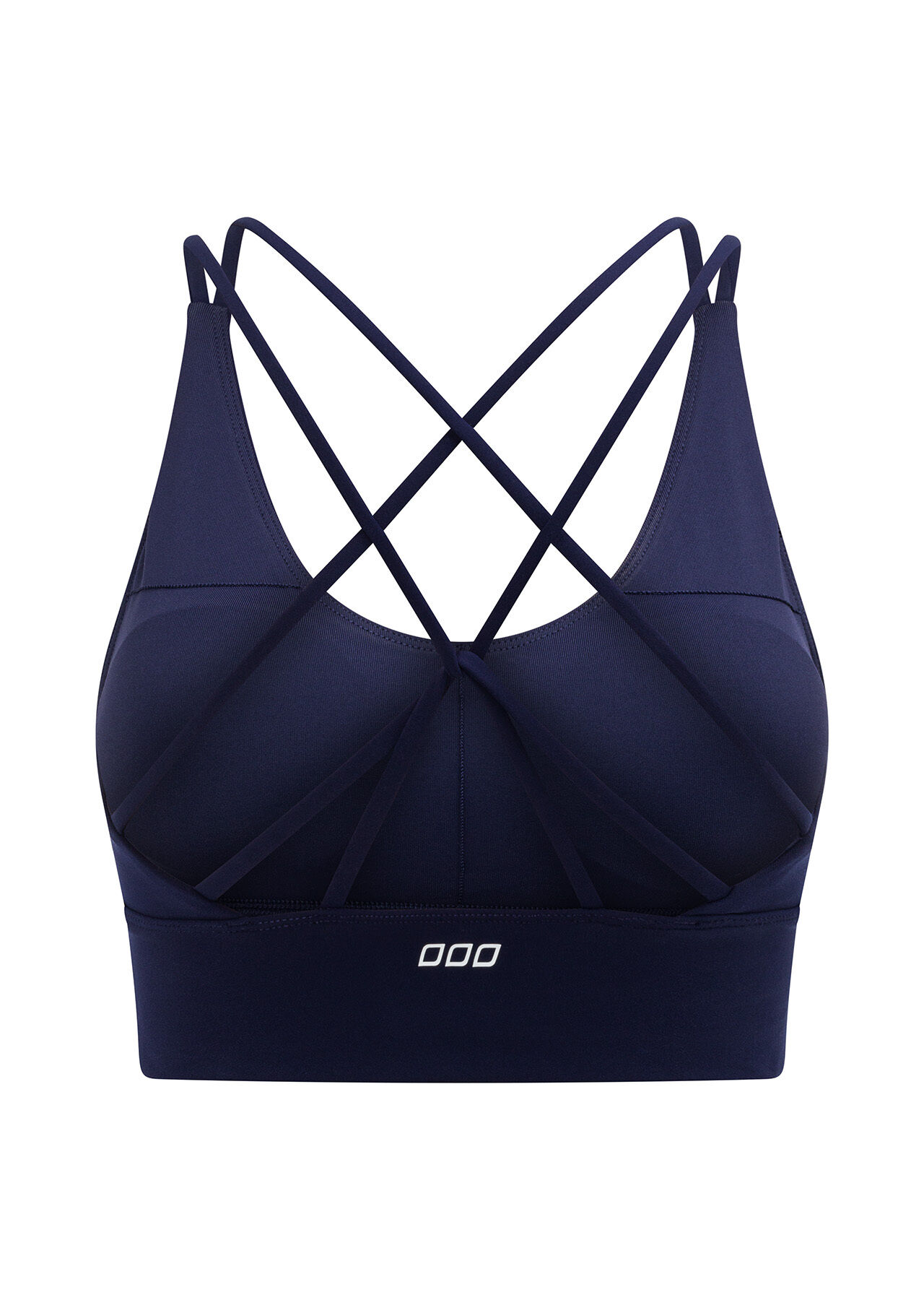 Lotus Longline Sports Bra - French Navy slider