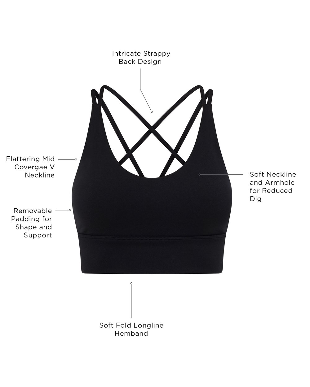 Lotus Longline Sports Bra - Iced Matcha slider