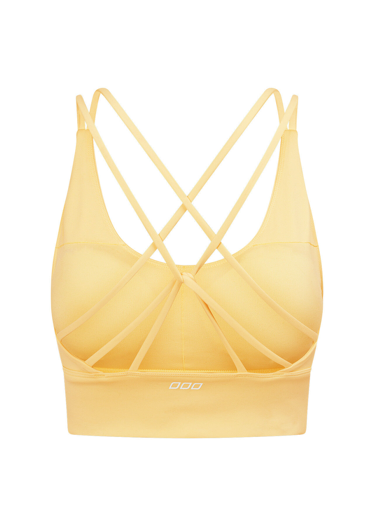 Lotus Longline Sports Bra - Lemon Cream slider