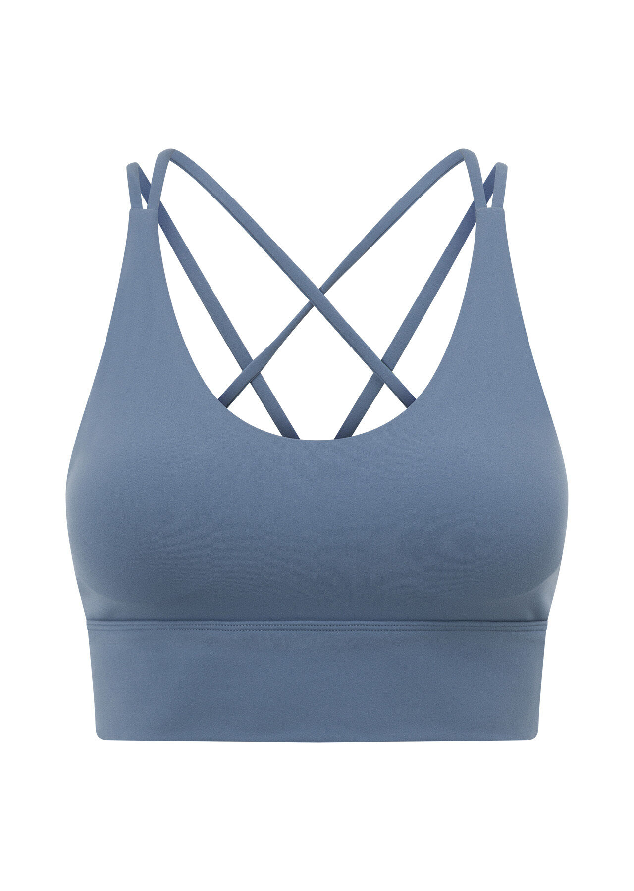 Lotus Longline Sports Bra - Moonlight Blue slider