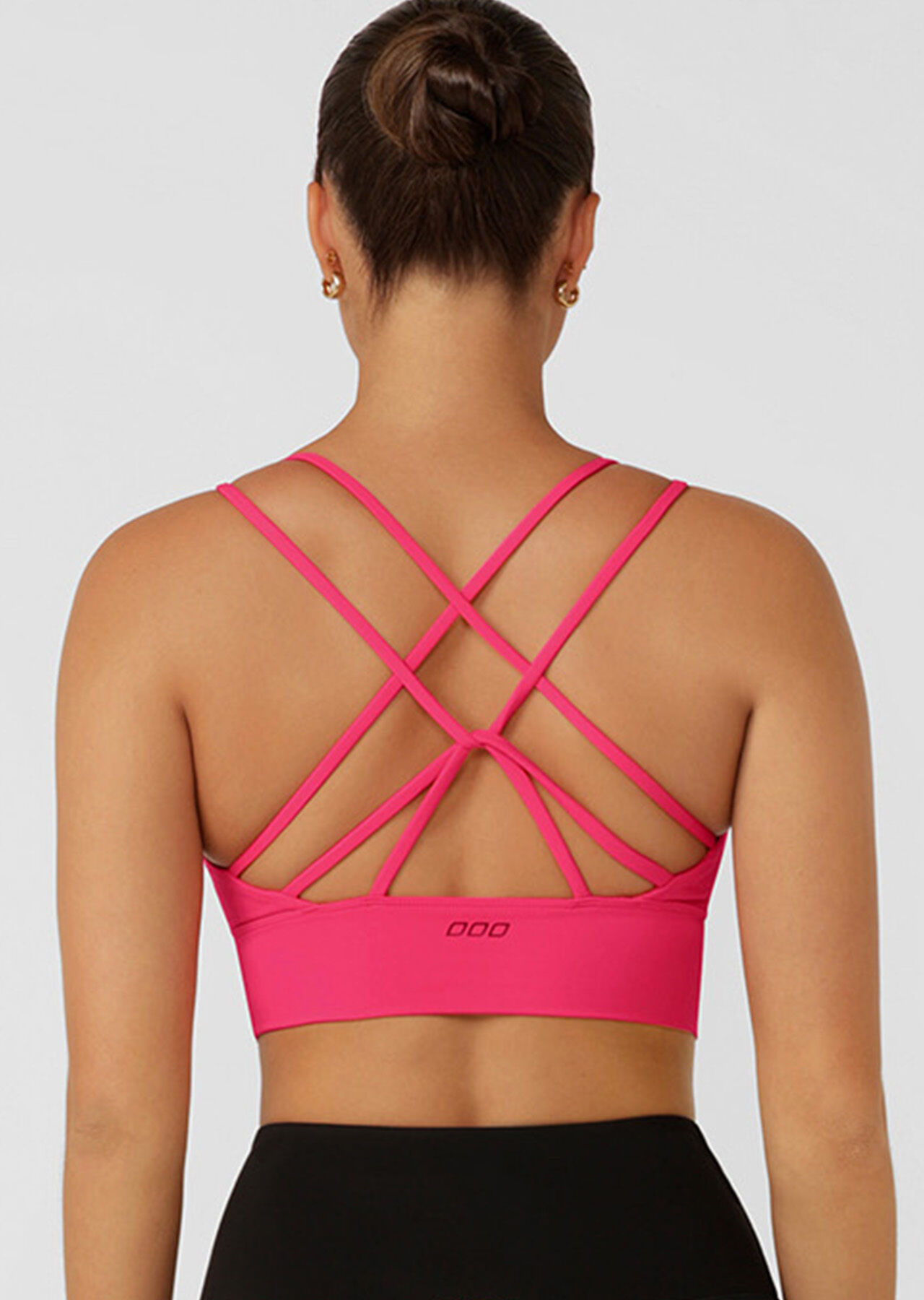 Lotus Longline Sports Bra - Neon Raspberry slider