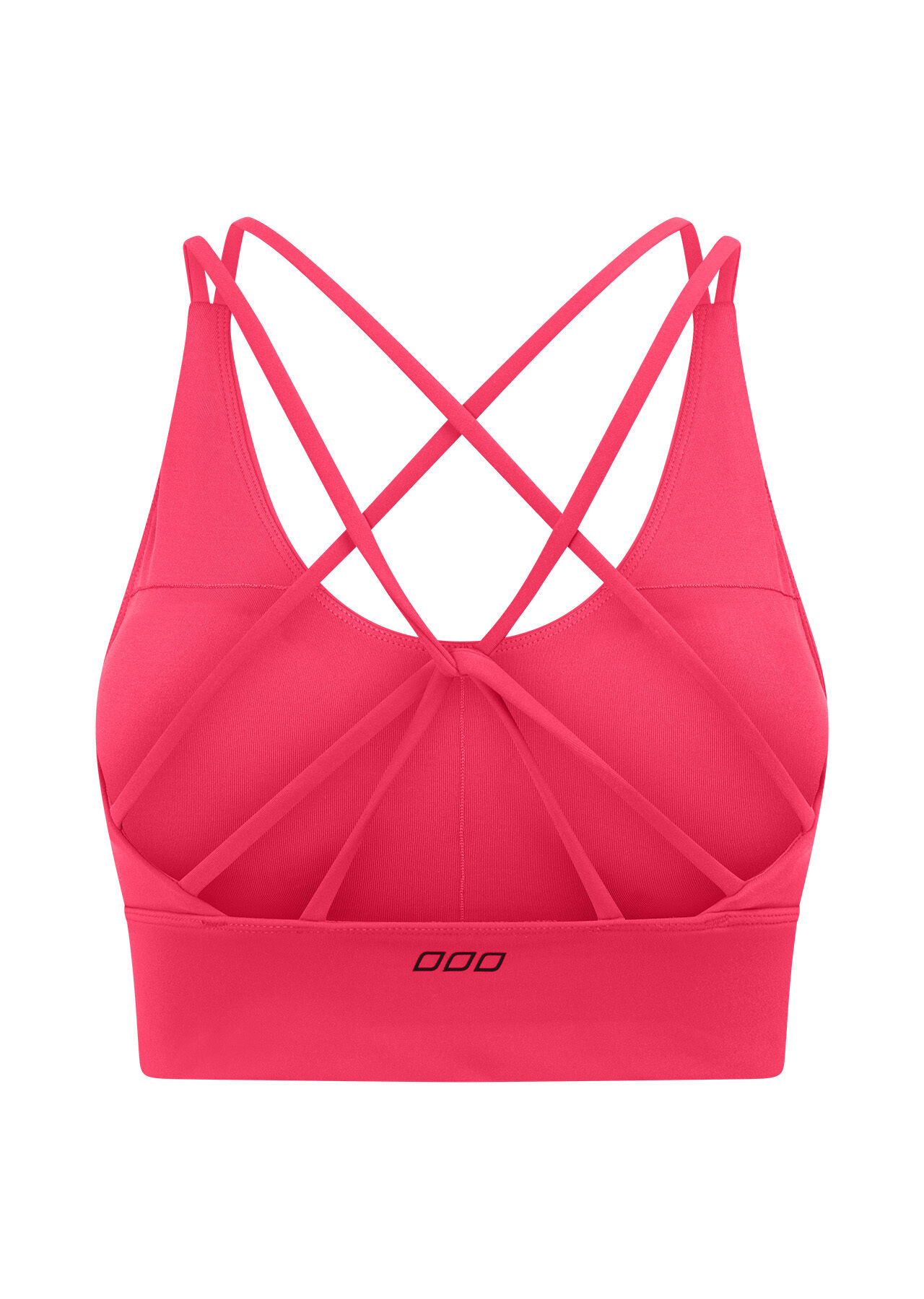 Lotus Longline Sports Bra - Neon Raspberry slider