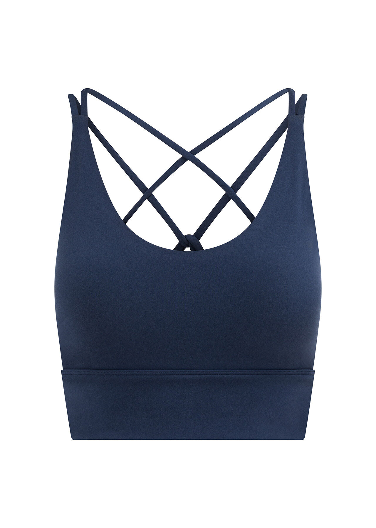 Lotus Longline Sports Bra - Night Time Blue slider