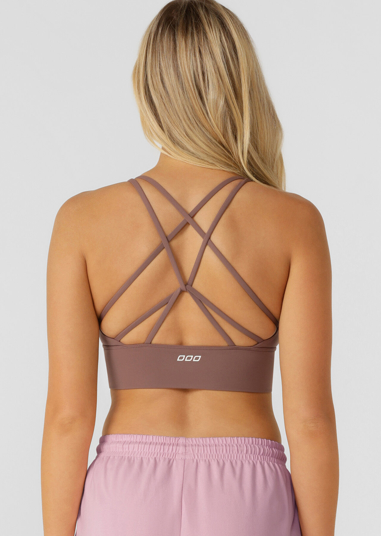 Lotus Longline Sports Bra - Stone slider