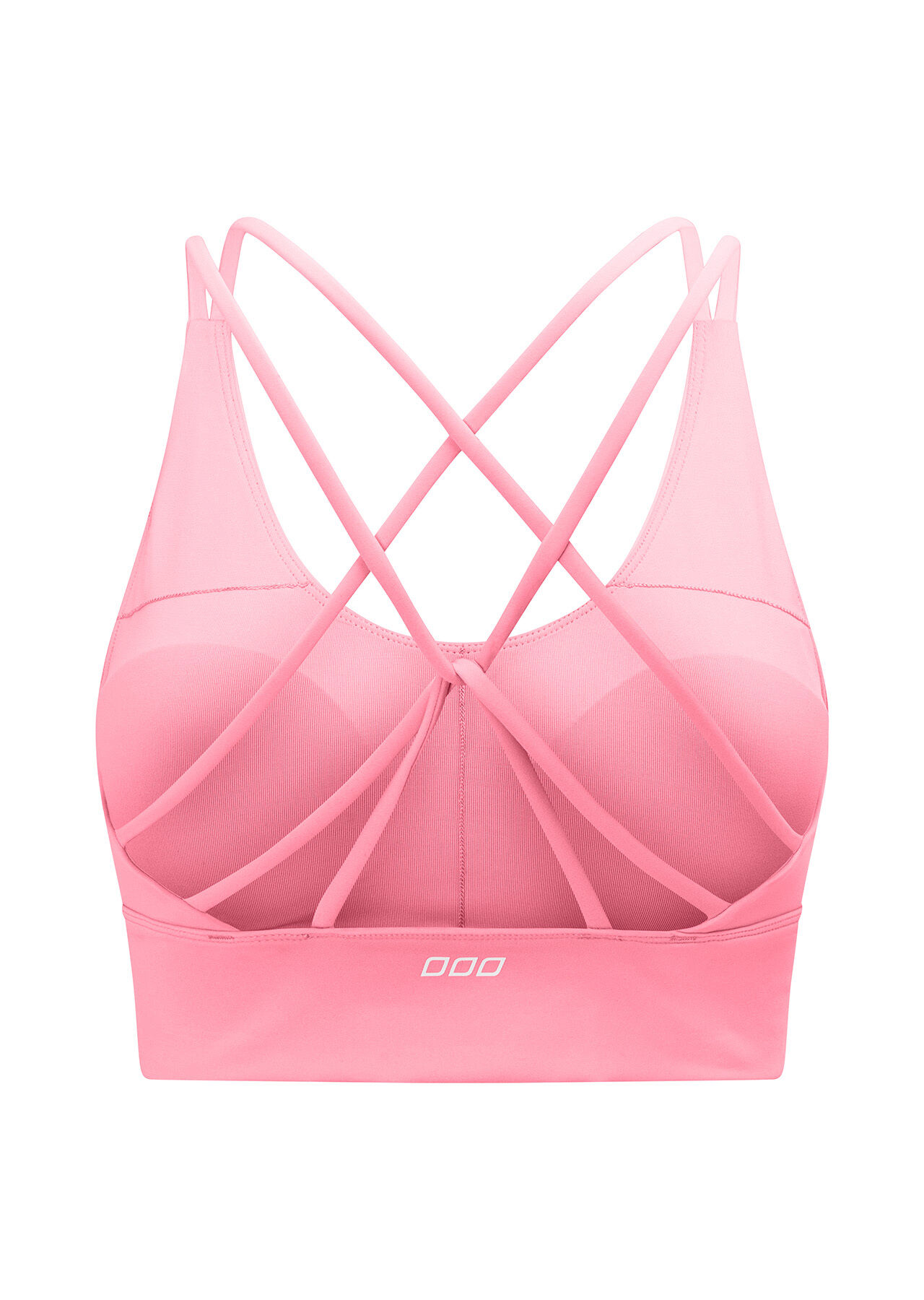 Lotus Longline Sports Bra - Vivid Bubblegum slider