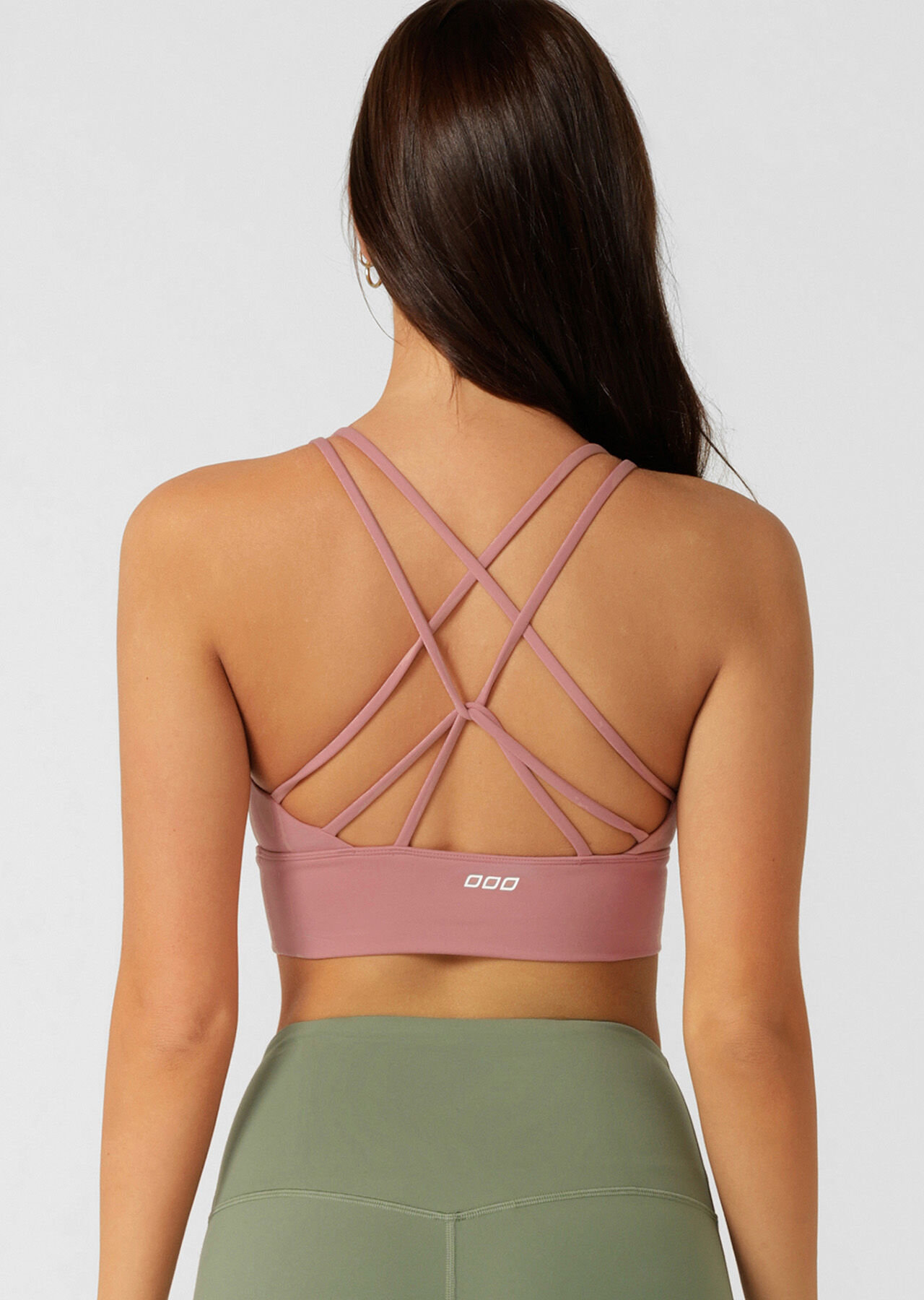 Lotus Longline Sports Bra - Wild Rose slider