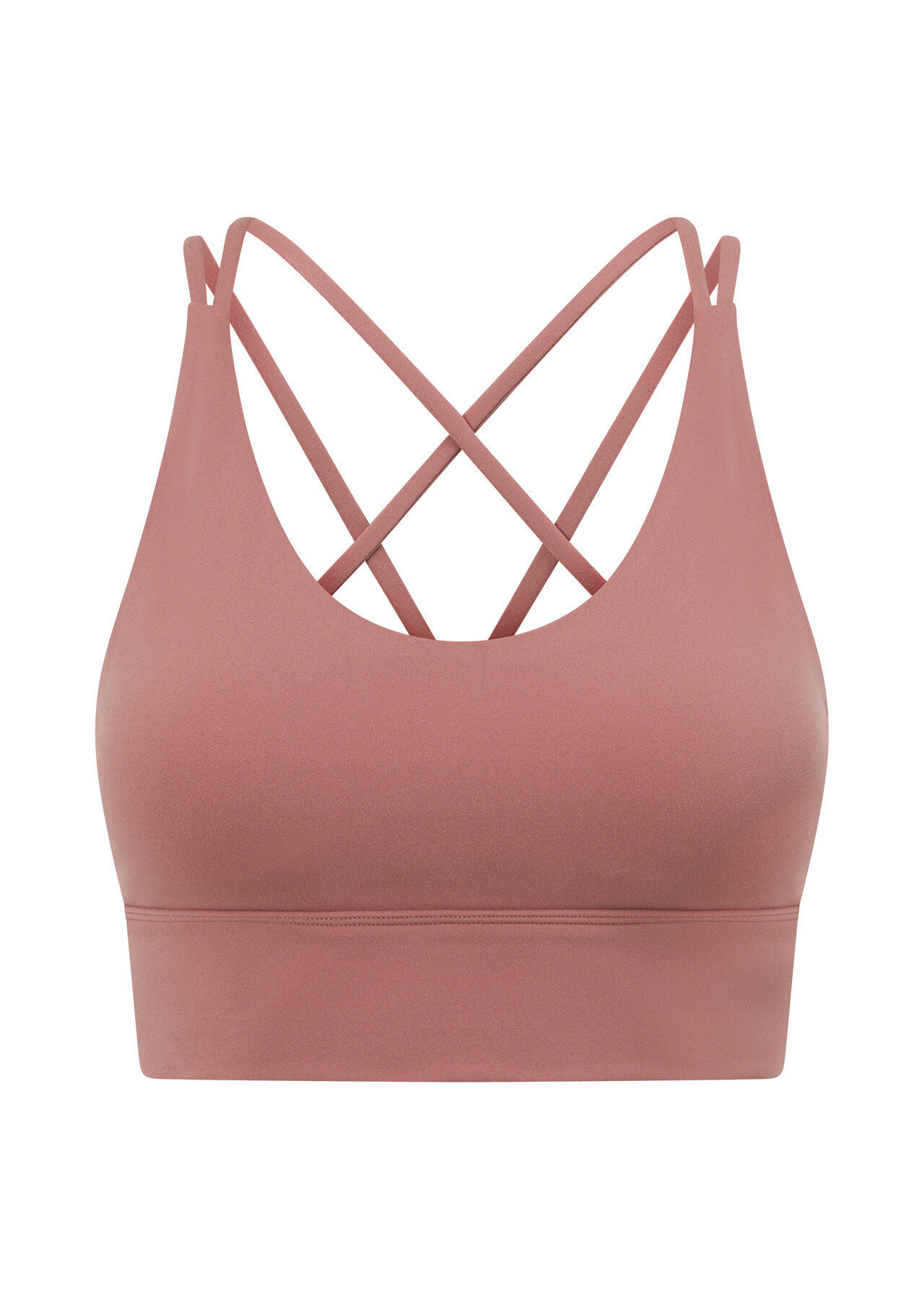 Lotus Longline Sports Bra - Wild Rose slider