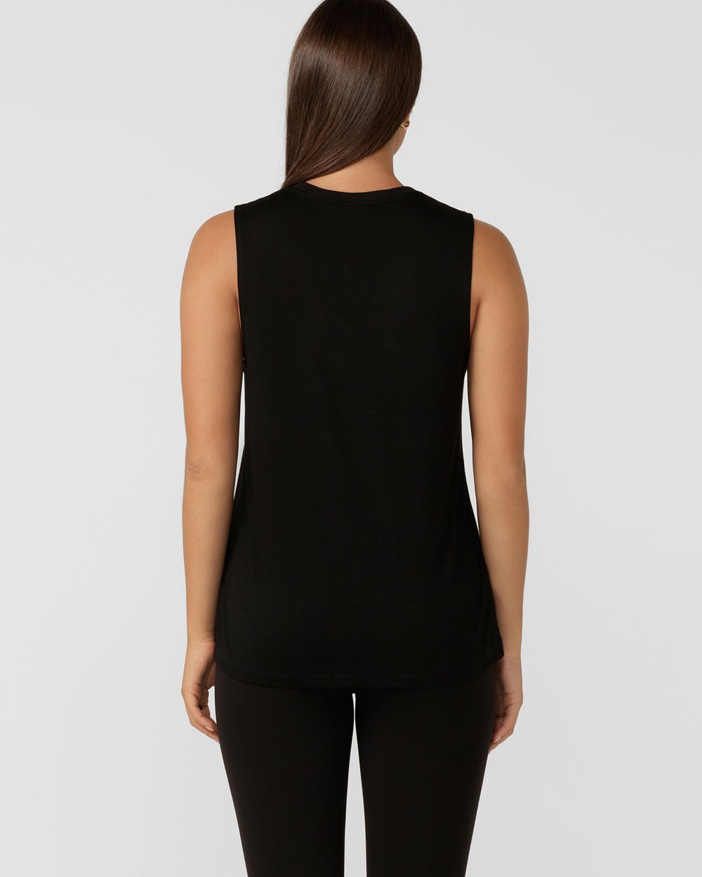 Lotus Muscle Tank - Black slider