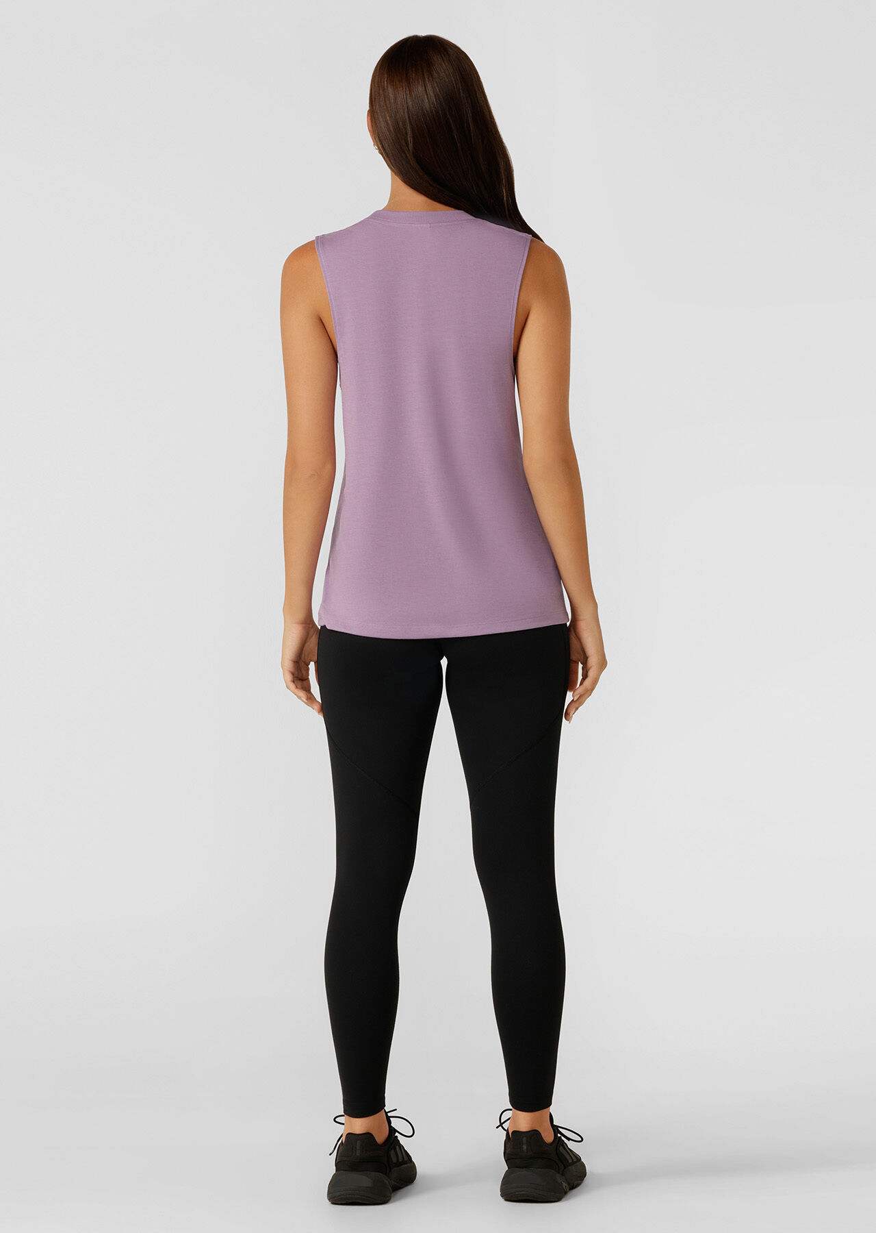 Lotus Muscle Tank - Dusted Violet slider