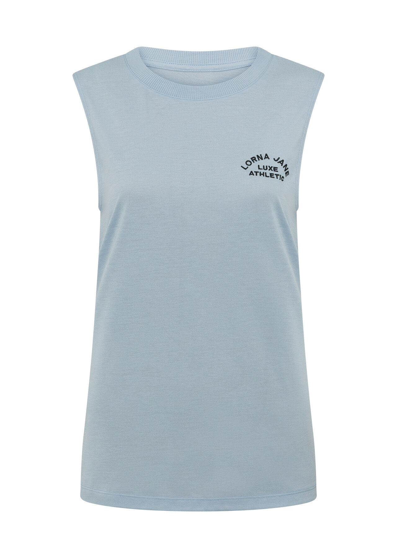 Lotus Muscle Tank - Light Glacier Blue slider