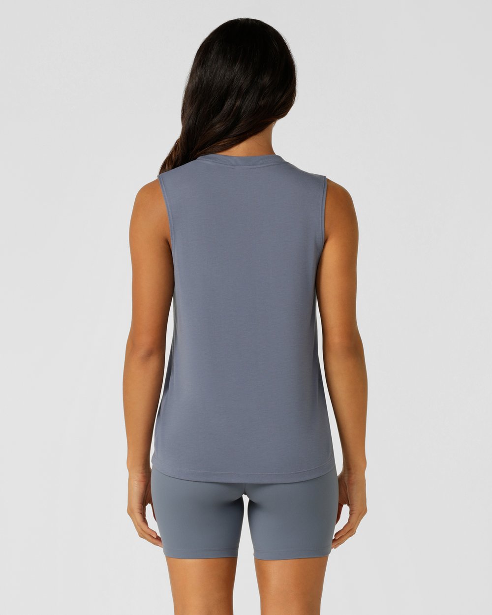 Lotus Muscle Tank - Powder Grey slider