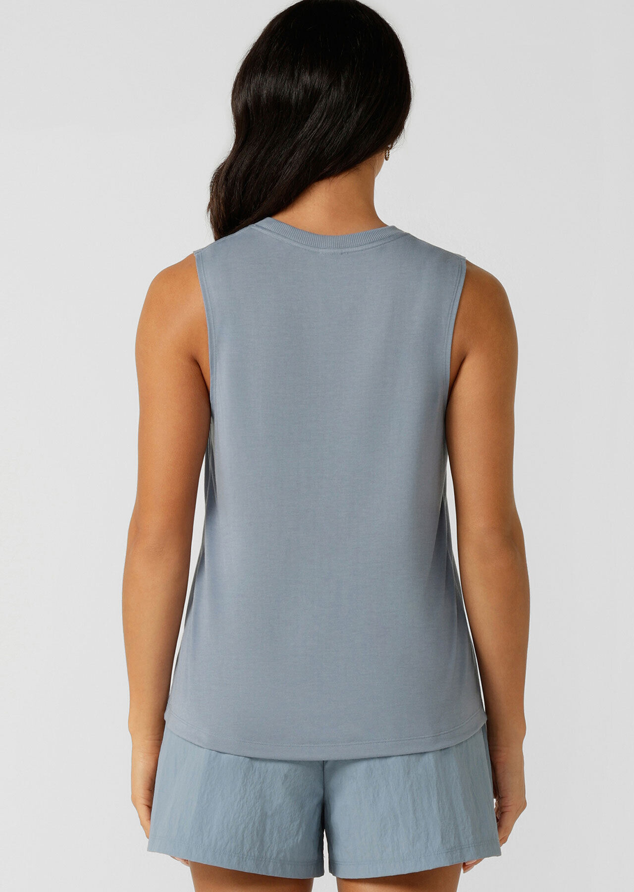 Lotus Muscle Tank - Washed Out Blue slider