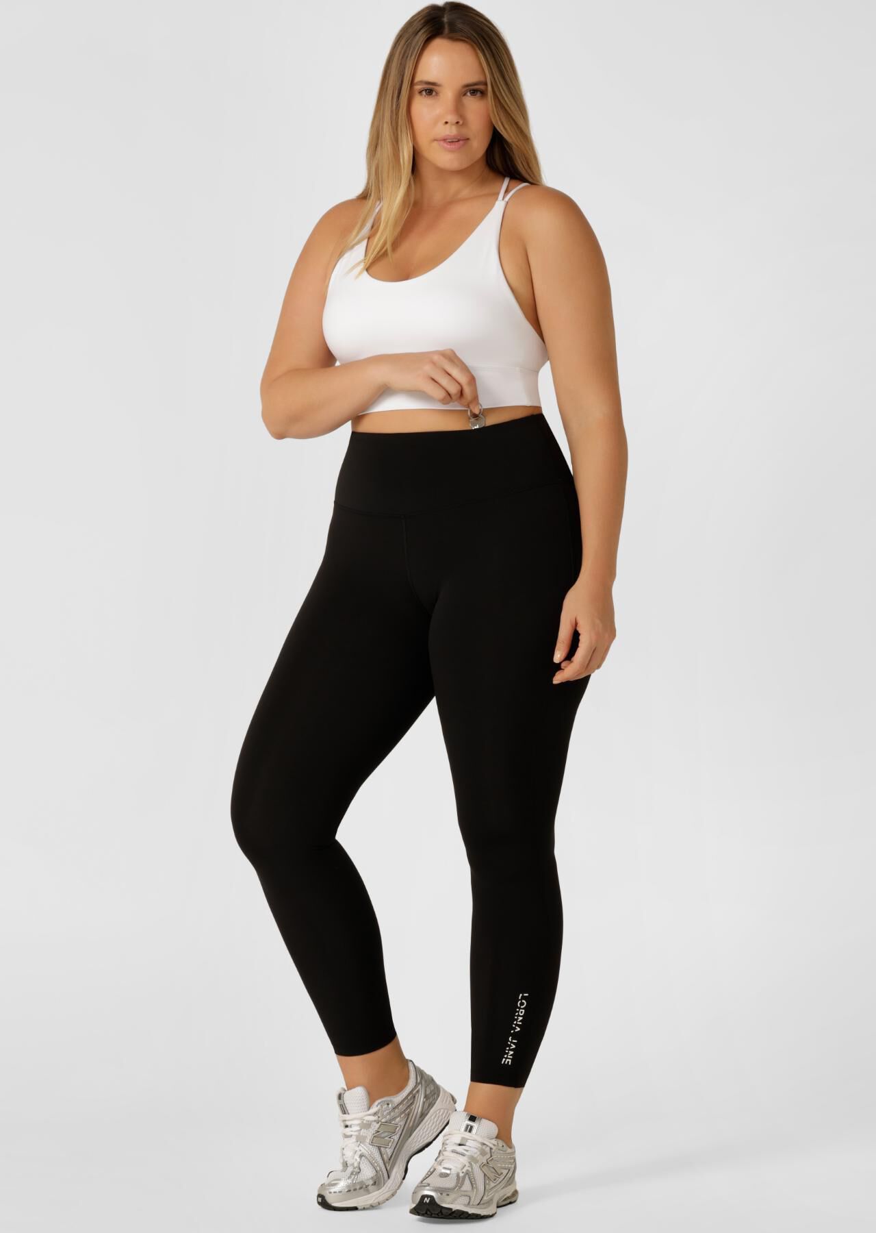 Lotus No Chafe Ankle Biter Leggings - Black slider