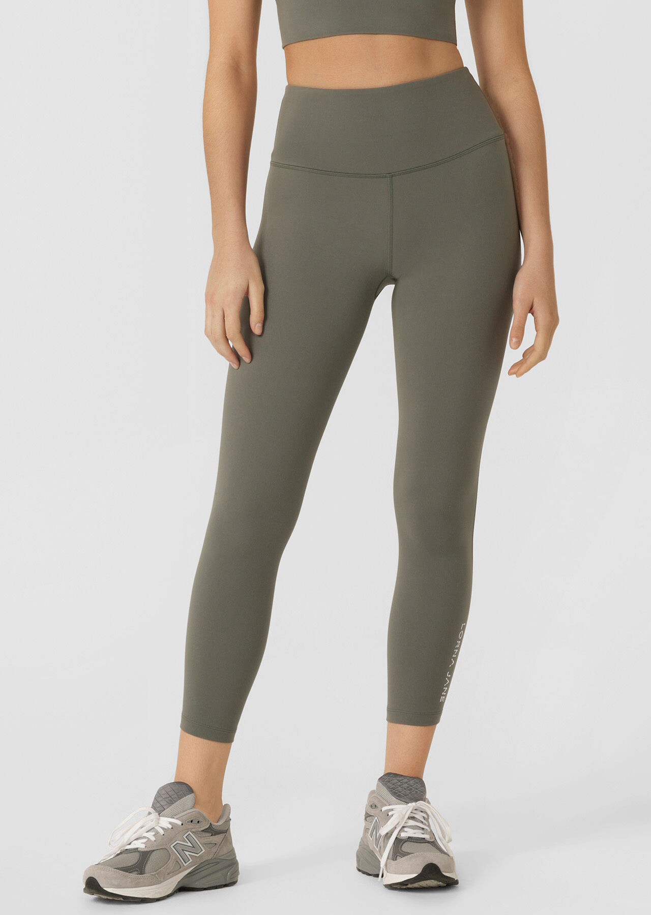 Lotus No Chafe Phone Pocket Ankle Biter Leggings - Agave Green slider