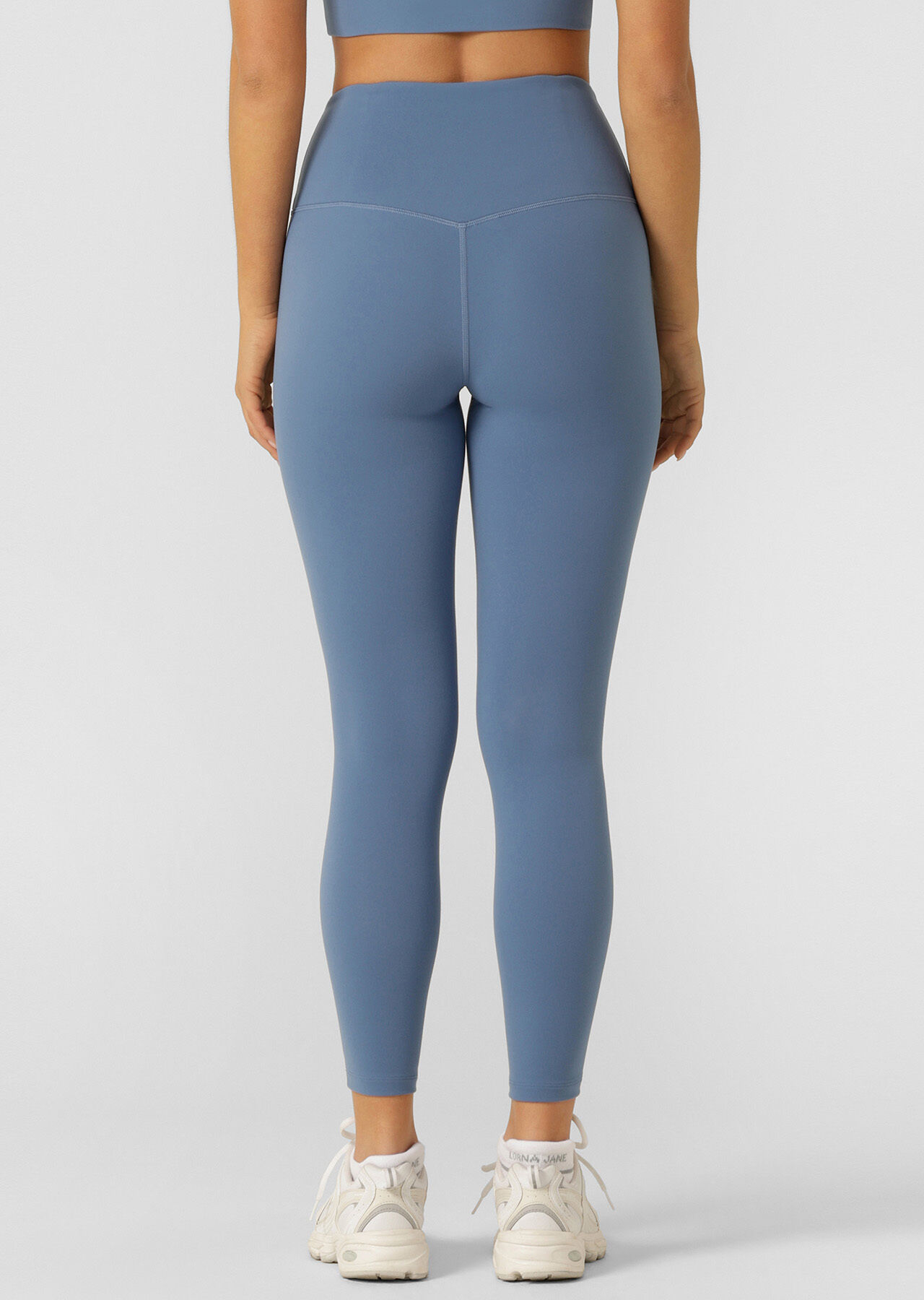 Lotus No Chafe Phone Pocket Ankle Biter Leggings - Moonlight Blue slider